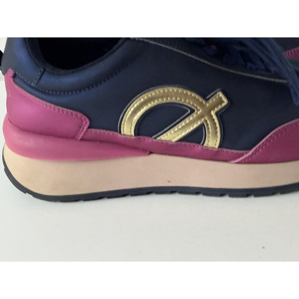 LOCI x Nicki Minaj Fusion Metallic Navy Fuchsia Gold Vegan Sneakers EU 42 US 11